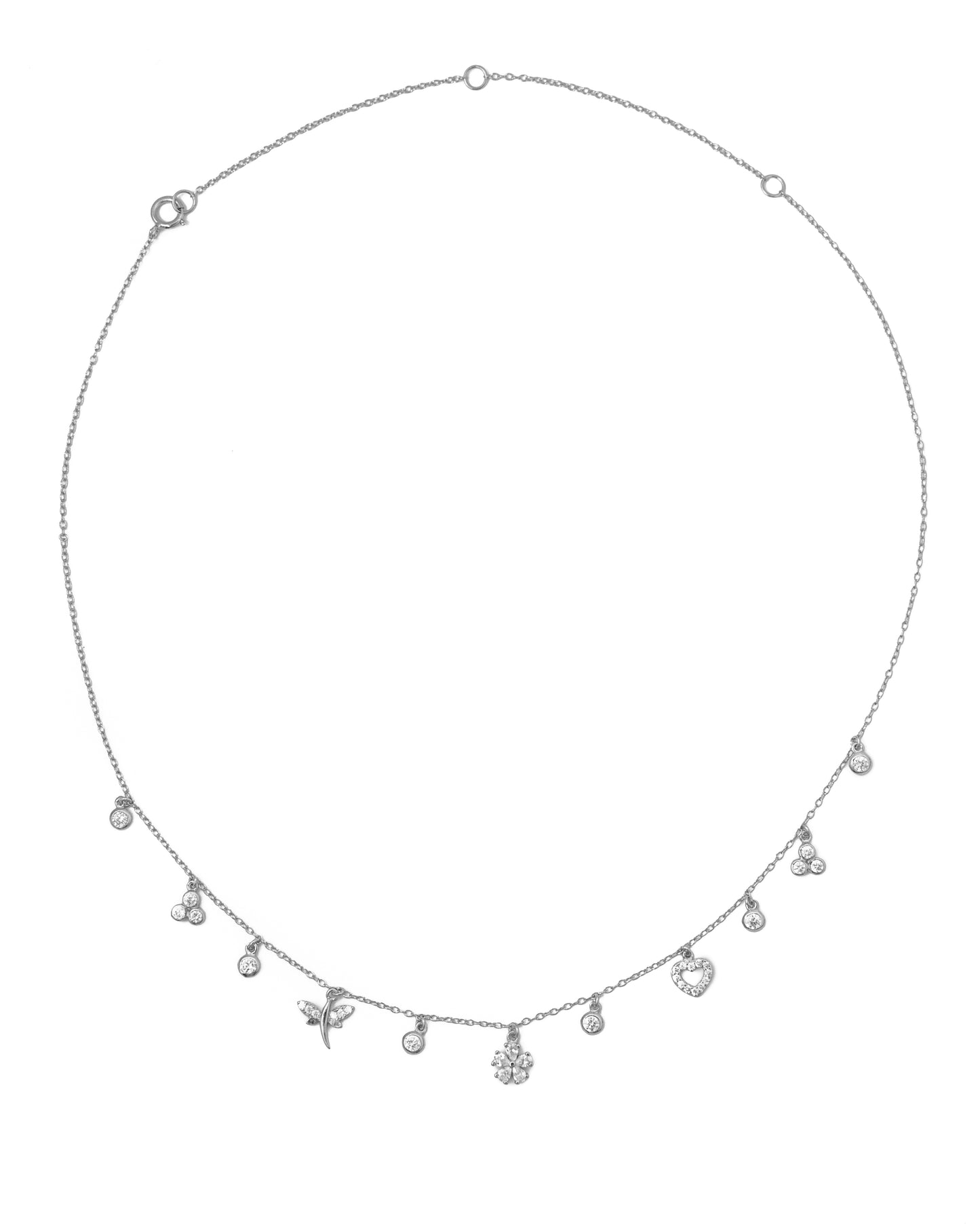 Shiny elements necklace