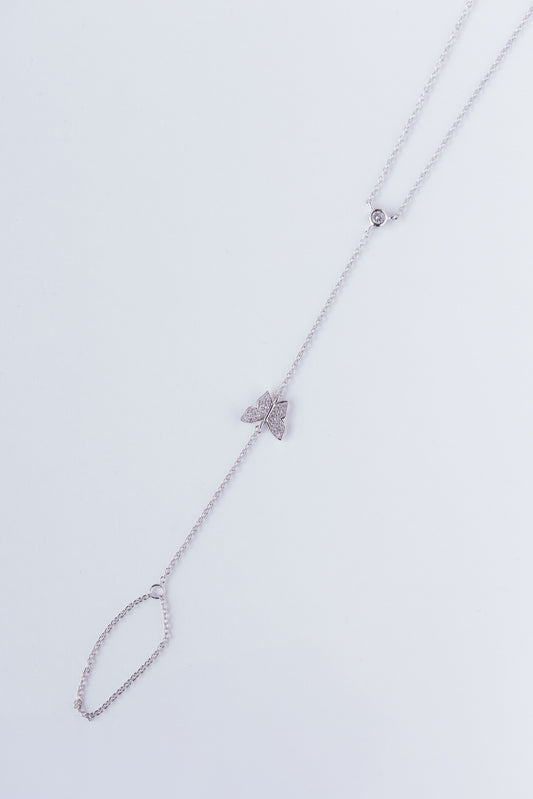 RING/BRACELET BUTTERFLY SILVER