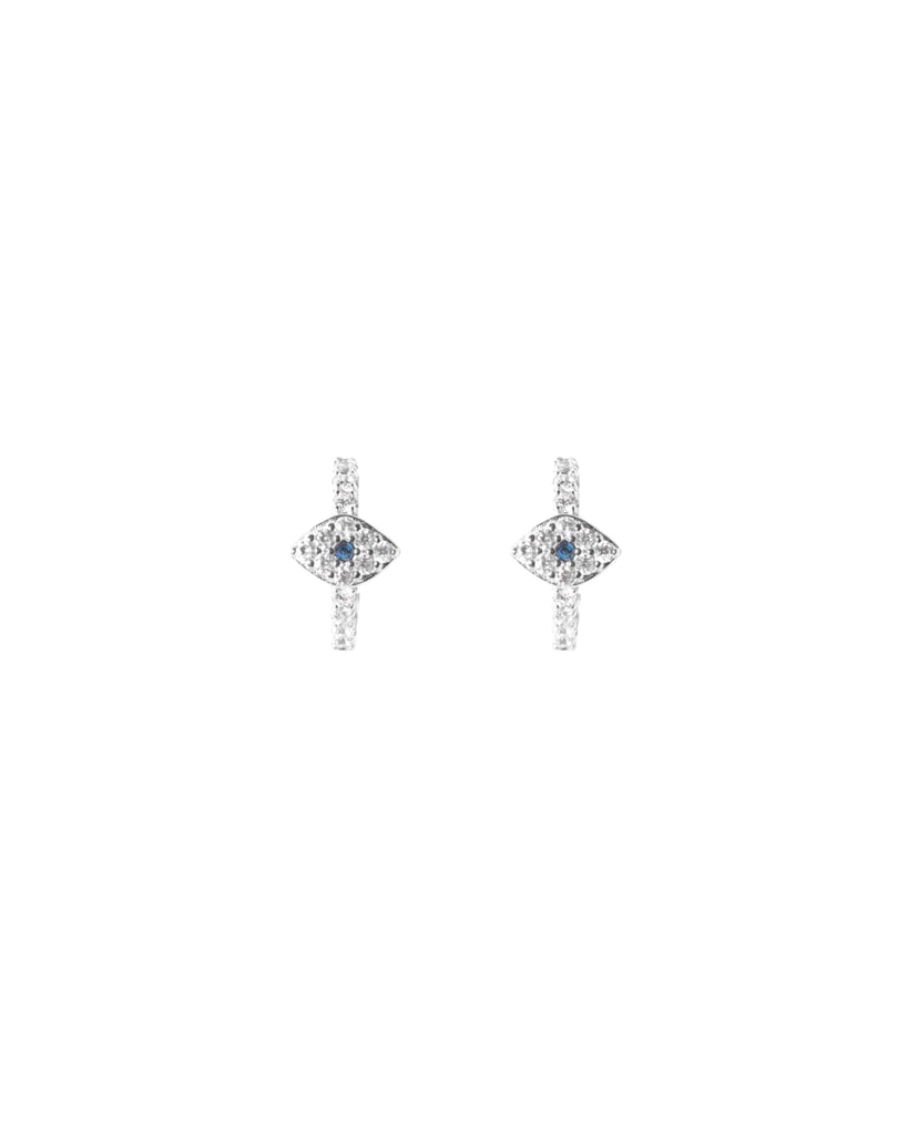 Circle eye earrings