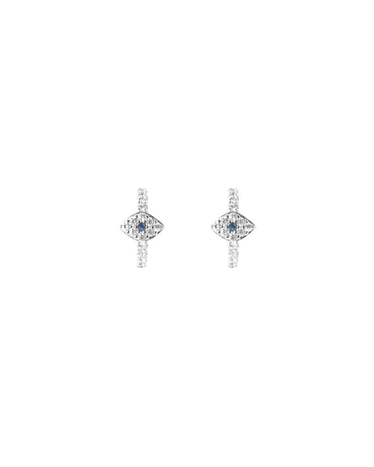 Circle eye earrings