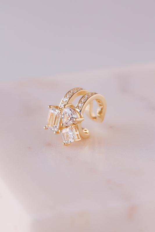 ESTELA GOLD CUFF EARRING