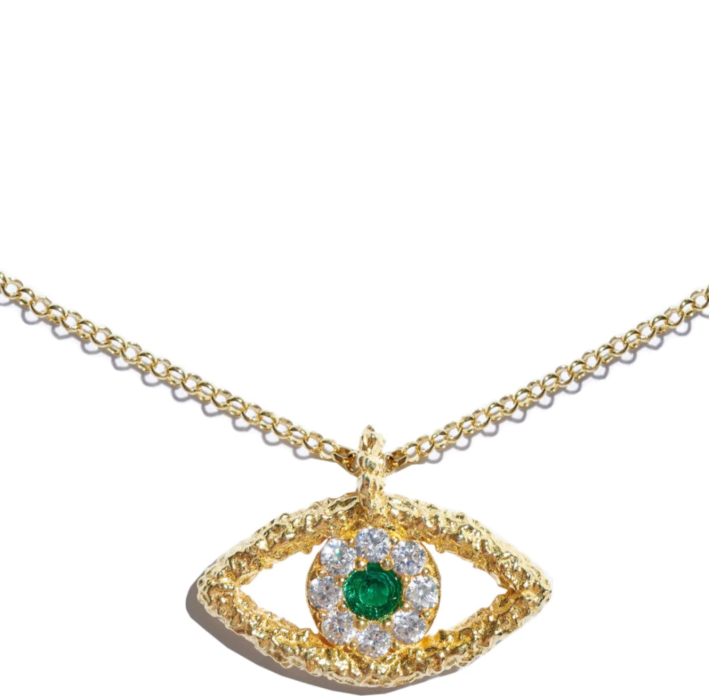 Bright eye necklace