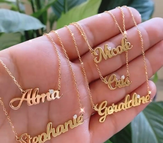 Initial CZ Necklace