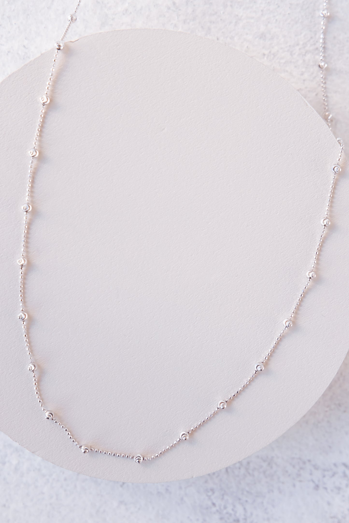 Lullie Silver Long Necklace