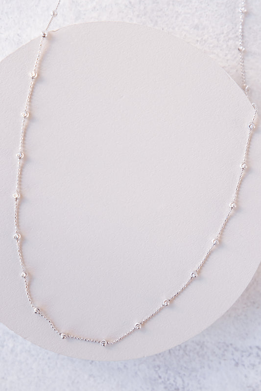 Lullie Silver Long Necklace