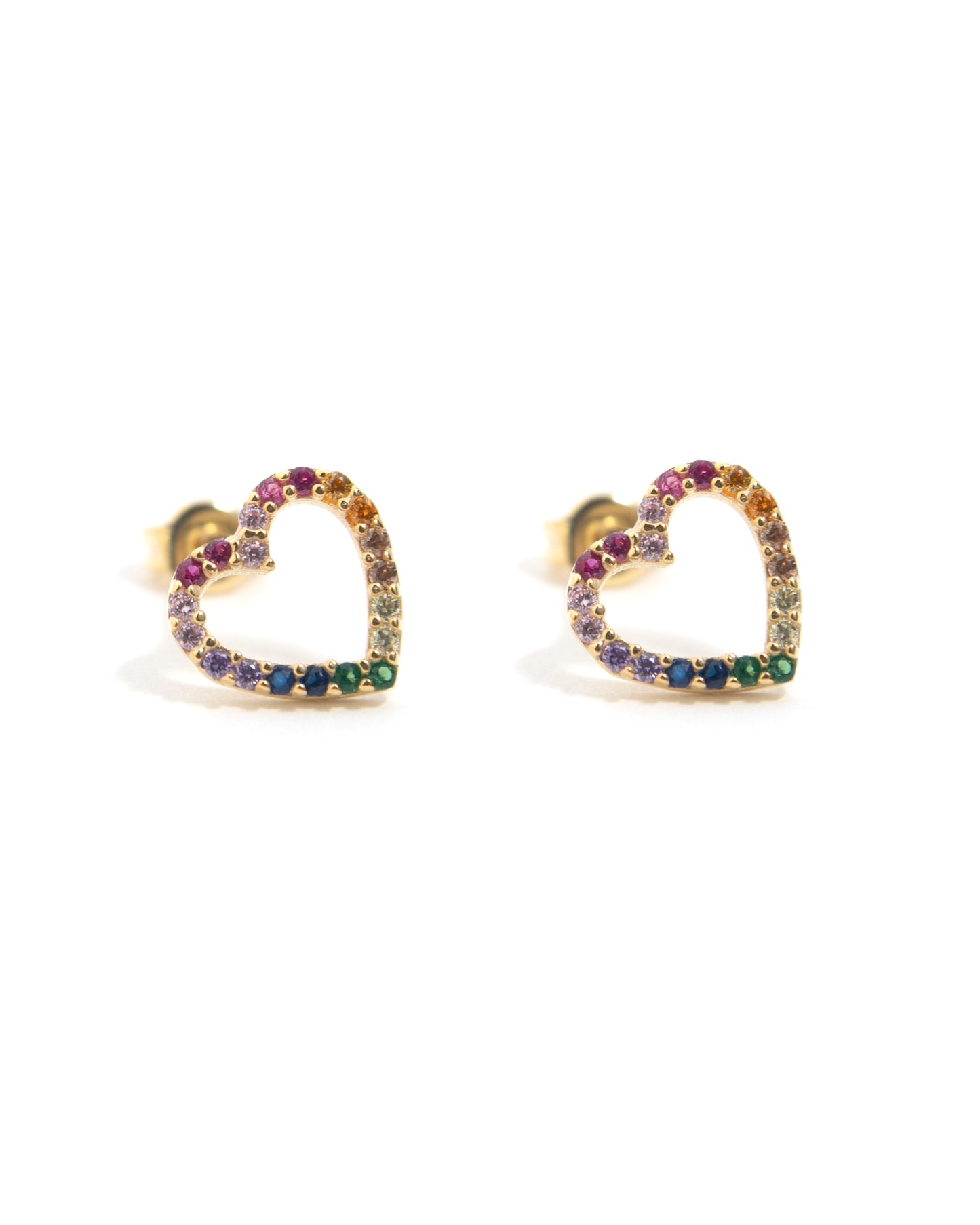 Brighty heart earrings