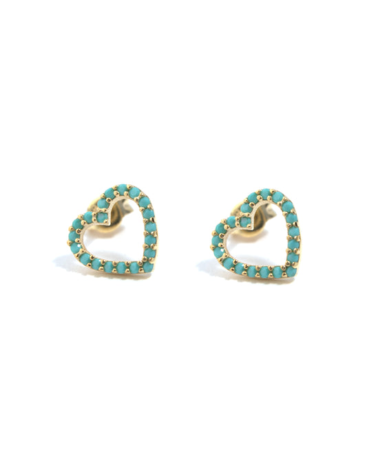Brighty heart earrings