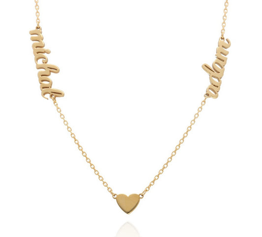 Heart Name Necklace