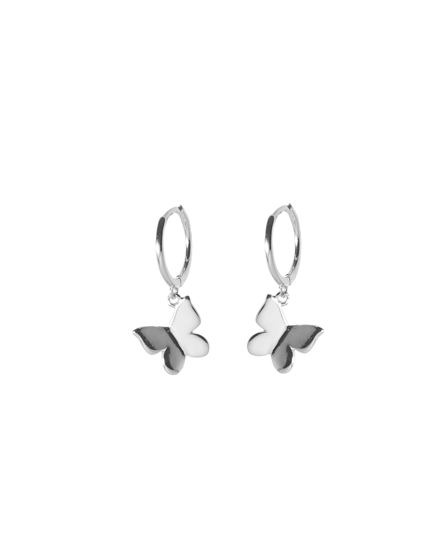 Plain butterfly earrings