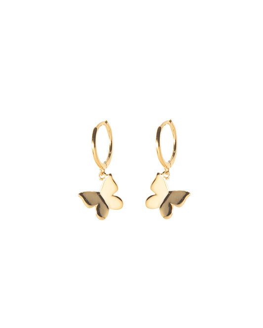 Plain butterfly earrings