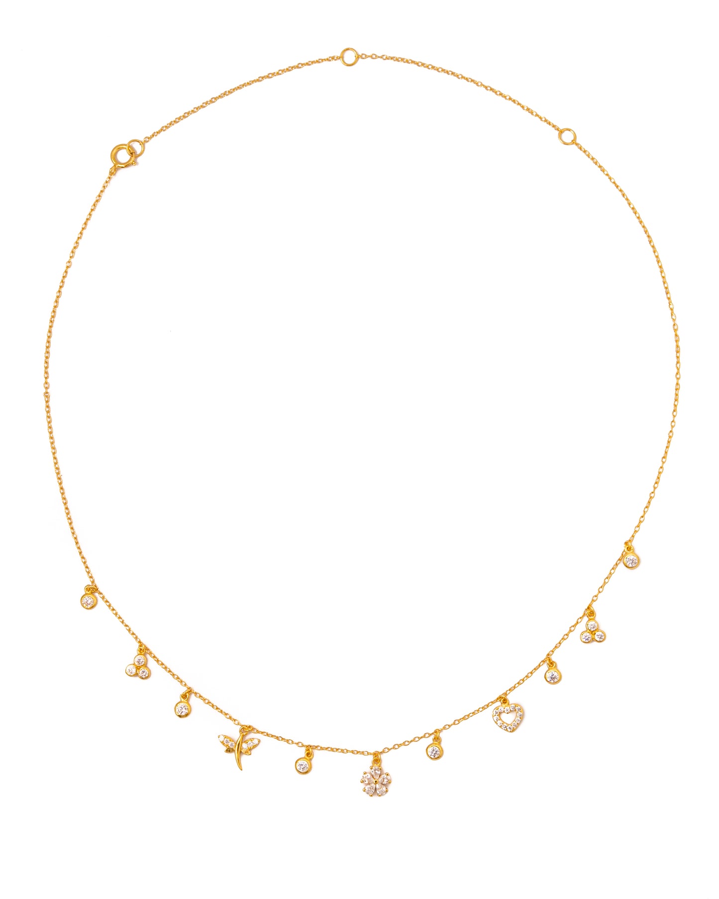 Shiny elements necklace