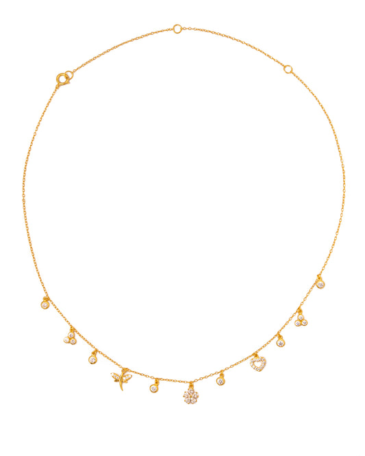Shiny elements necklace